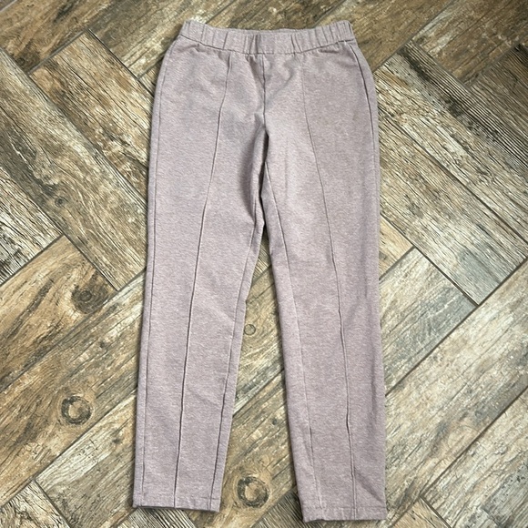 Varley Hanley Tailored Cotton Sweatpants in Ash Rose XS Xsmall - Picture 2 of 5